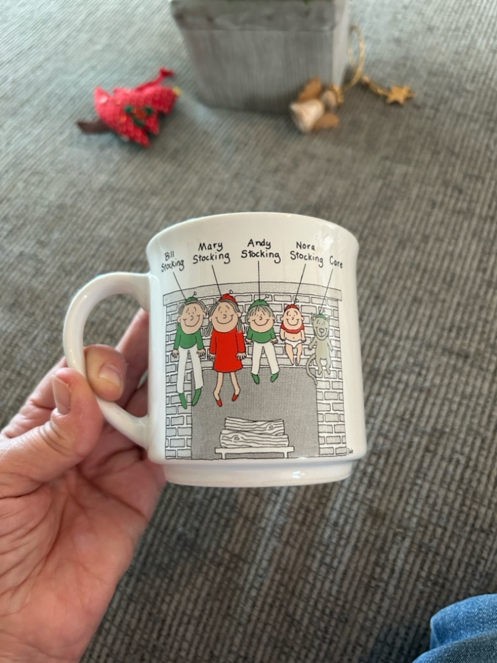 Vintage DALE Christmas Mug the stockings were hung by the chimney with care - Picture 9 of 10